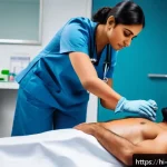 Home 18 간호사의 심폐소생술 CPR 교육 - A detailed and realistic hospital emergency room scene focused on a female nurse of Indian ethnicity...
