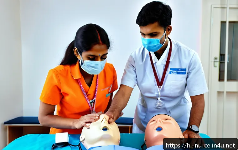 간호사의 심폐소생술 CPR  교육 관련 이미지 1